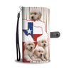 Golden Retriever Puppies Print Wallet CaseTX State