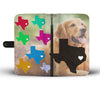 Golden Retriever Dog Painting Print Wallet CaseTX State