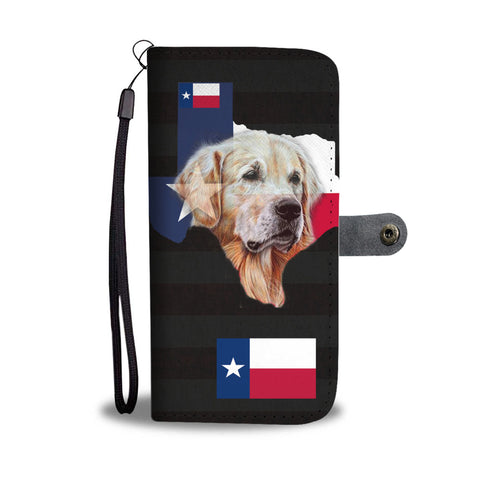 Golden Retriever Dog (TX Strong) Print Wallet CaseTx State