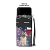 Lovely Pug Dog Print Wallet CaseTX State