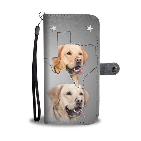 Amazing Labrador Retriever Print Wallet CaseTX State