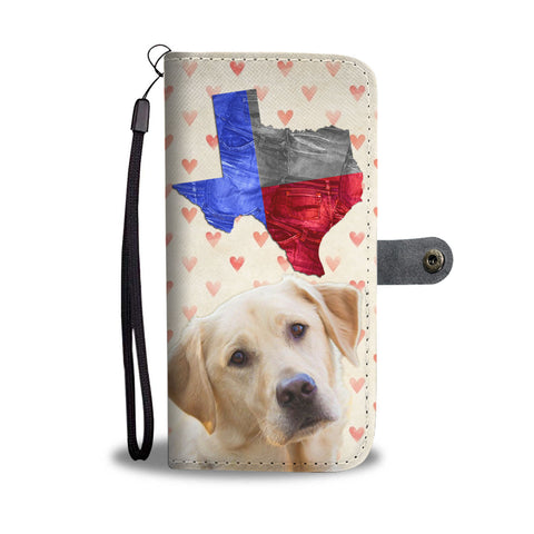 Lovely Labrador Retriever Print Wallet CaseTX State