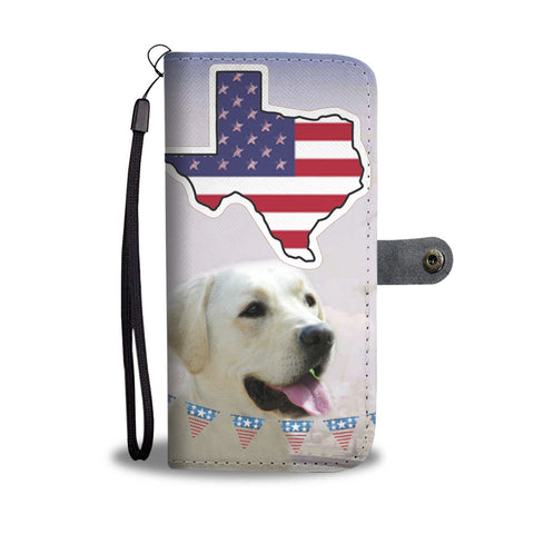 Lovely Labrador Retriever Print Wallet CaseTX State