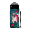 Awesome Pug Dog Print Wallet CaseTX State