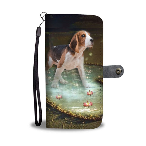 Beagle heart Print Wallet CaseTX State