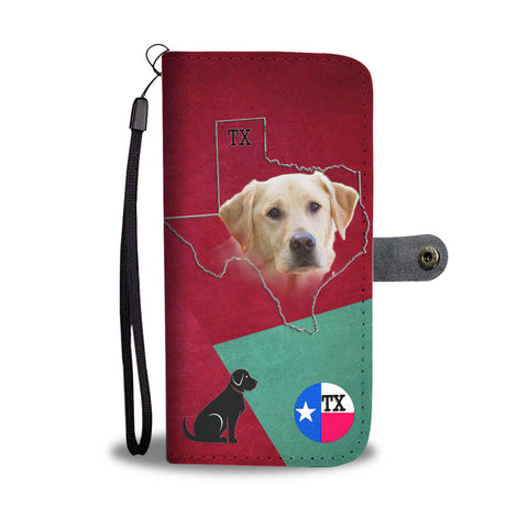 Amazing Labrador Retriever Print Wallet CaseTX State