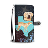 Lovely Labrador Retriever Dog Print Wallet CaseTX State