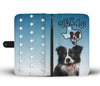 Border Collie Print Wallet CaseTX State