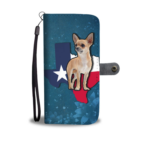 Cute Chihuahua Dog Print Wallet CaseTX State