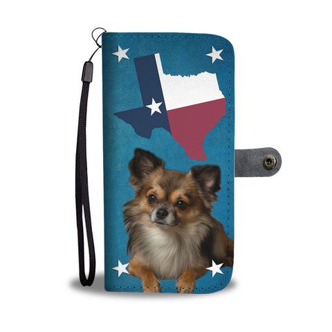 Lovely Chihuahua Print Wallet CaseTX State