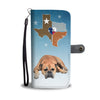 Bullmastiff Dog Print Wallet CaseTX State