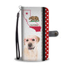 Labrador Retriever Print Wallet CaseCA State