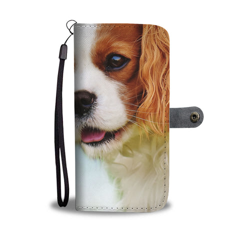 Cavalier King Charles Spaniel Print Wallet CaseCA State