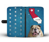 Bulldog Print Wallet CaseCA State