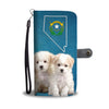 Bichon Frise Puppies Print Wallet CaseNV State