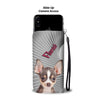 Chihuahua Dog Print Wallet CaseFL State