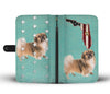 Tibetan Spaniel Print Wallet CaseFL State