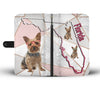 Yorkshire Terrier (Yorkie) Print Wallet CaseFL State