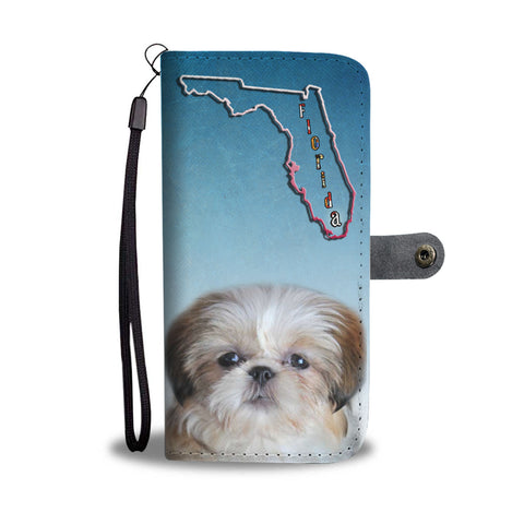 Shih Tzu Print Wallet CaseFL State