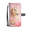 Golden Retriever Print Wallet CaseNV State