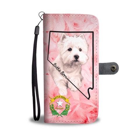 West Highland White Terrier Print Wallet CaseNV State