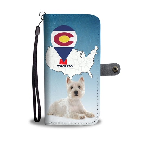 West Highland White Terrier (Westie) Print Wallet CaseCO State