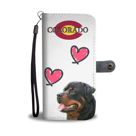 Rottweiler Print Wallet CaseCO State