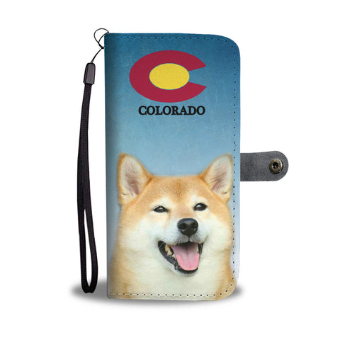 Shiba Inu Print Wallet CaseCO State