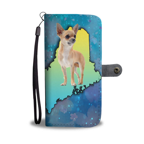 Chihuahua Dog Print Wallet CaseME State