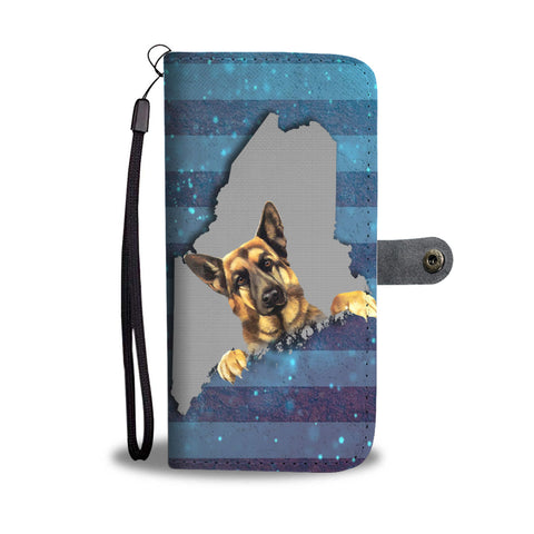 German Shepherd Dog Print Wallet CaseME State