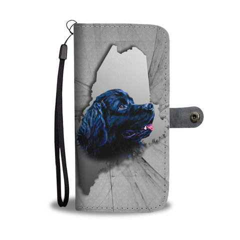 Newfoundland Dog Print Wallet CaseME State