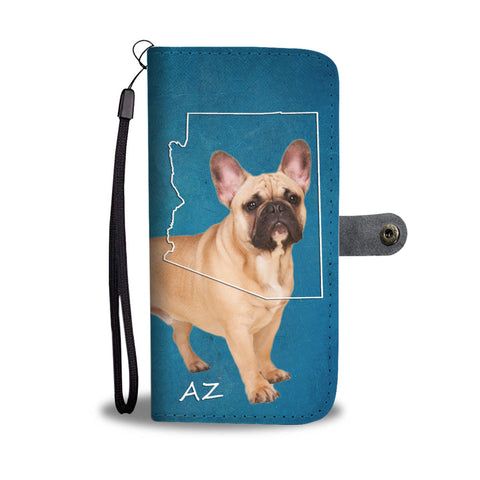 French Bulldog Print Wallet Case AZ State