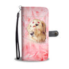 Golden Retriever Print Wallet CaseAZ State