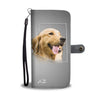 Cute Golden Retriever Print Wallet CaseAZ State