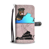 Rottweiler Dog Print Wallet CaseVA State