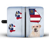 Labrador Retriever Print Wallet CaseGA State