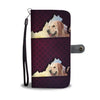 Golden Retriever Dog Art Print Wallet CaseVA State