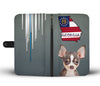 Chihuahua Print Wallet CaseGA State