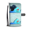 Newfoundland Dog Print Wallet CaseVA State