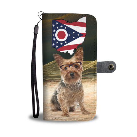 Yorkshire Terrier (Yorkie) Print Wallet CaseOH State