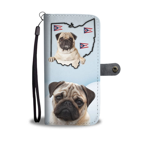 Pug Print Wallet CaseOH State