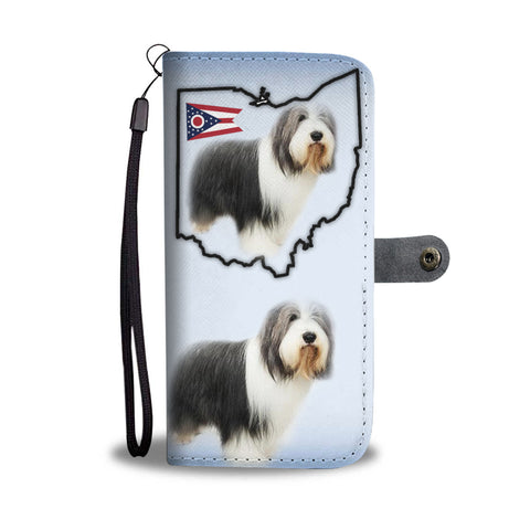 Bearded Collie Print Wallet CaseOH State