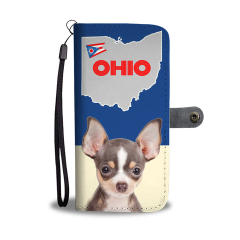 Chihuahua Print Wallet CaseOH State