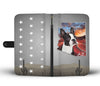 Cute Boston Terrier Print Wallet CaseAZ State