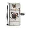 Cute Pug Print Wallet CaseOH State