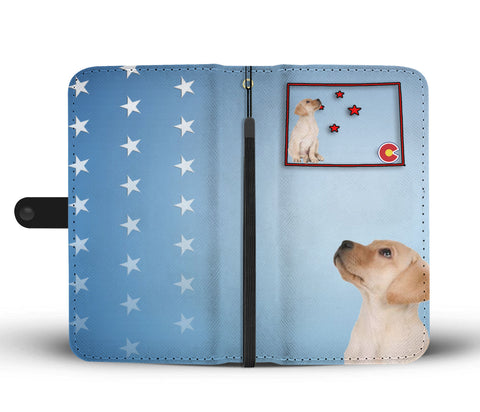 Labrador Retriever Print Wallet CaseCO State