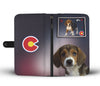 Cute Beagle Print Wallet CaseCO State