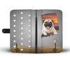 Cute Pug Print Wallet CaseIN State