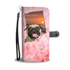 Lovely Pug Print Wallet CaseIN State