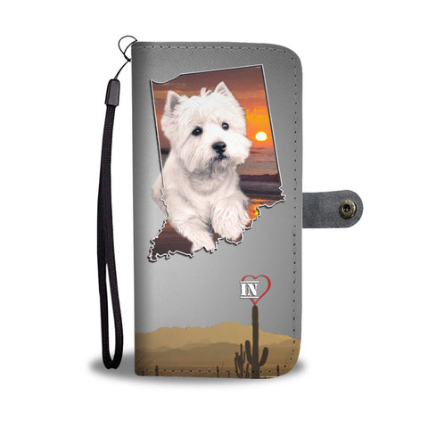 West Highland White Terrier Print Wallet CaseIN State